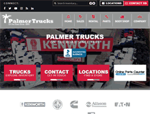 Tablet Screenshot of palmertrucks.com